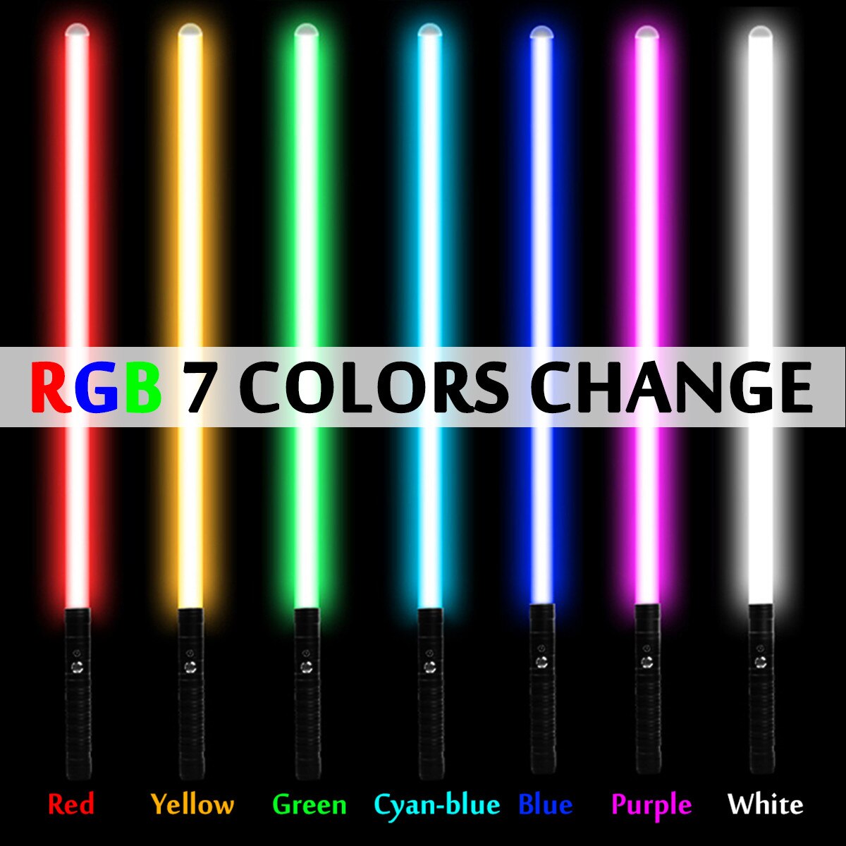 ο 糯  RGB 7   LED  , 2 In 1..